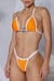 BIQUÍNI BRONZE DE FITA DUAS CORES LARANJA
