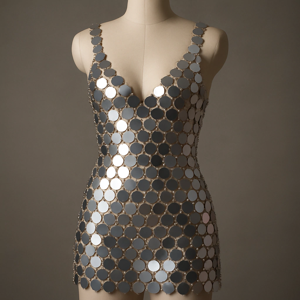 Vestido Glass Super Luxo Em Lantejoula Festa