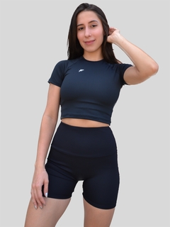 CROPPED BEM-TE-VI - DRY FIT AREJADO - FAWCO