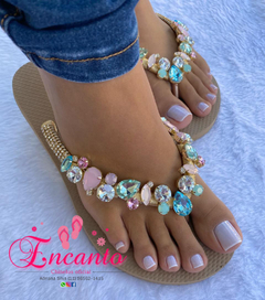 Slin Rose Gold com peça colors