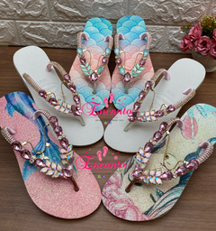 Slin Sereia gliter azul e rosa - comprar online