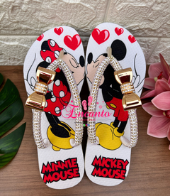 Slin Minnie e Mickey com laçinho - comprar online