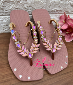 Slin Square Rosa Crocus sereia rosé cascalho - comprar online