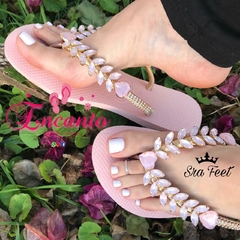 Slin rosa ballet com escaminha rosa opalino - comprar online