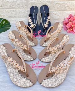 Slin rose gold corte/folhagens - comprar online