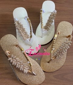 slin gliter dourada com nome e folhagens. - comprar online