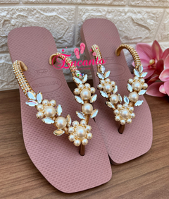 Slin Square rosa crocus pérolas - comprar online