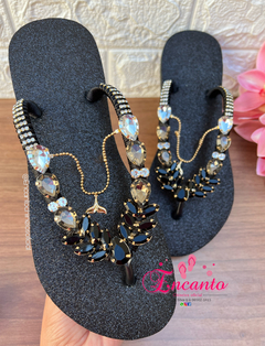 Slin glitter preto peça sereia degradê - comprar online