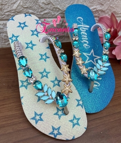 Slin estrela azul abençoada