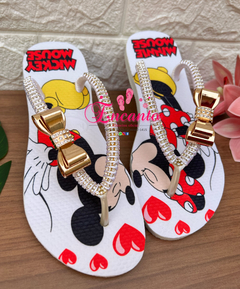 Slin Minnie e Mickey com laçinho