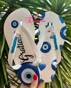 Havaianas Top olho grego com pingente