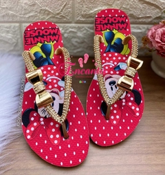 Slin Minnie vermelha com laçinho