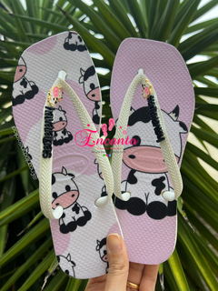 Slin Square estampado vaquinha delicada