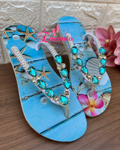 Slin mar azul Peça azul turquesa - comprar online
