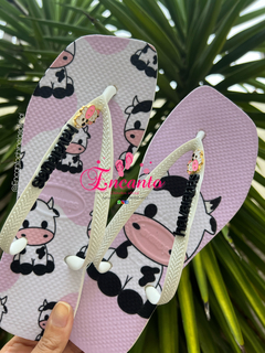 Slin Square estampado vaquinha delicada - comprar online