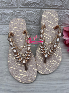 Modelo Slin Shine glitter dourado - comprar online