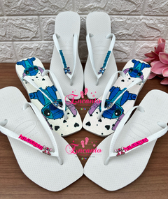 Slin Square Stitch love Branco/azul na internet