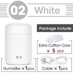 Umidificador Portátil USB Ultrassônico Copo Colorido Difusor de Aroma Cool Mis