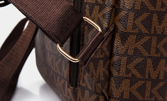Nova Mochila Feminina Famosa com Design Retrô Estampado Grande Capacidade Anti - comprar online