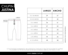 Chupin Justina - tienda online