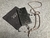 Funda/Soporte de Cuero para Samsung. 2 Terminales y 2 Pasadores Cuerda, de Plata 925 & Crossbody/Collar/Pulsera Cuero 3 cabos, Marrón o Negro.- KC42S - B|A|B Leather Goods