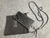 Funda/Soporte de Cuero para Samsung. 2 Terminales y 2 Pasadores Cuerda, de Plata 925 & Crossbody/Collar/Pulsera Cuero 3 cabos, Marrón o Negro.- KC42S