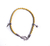 Lujosa Correa/Gargantilla/Pulsera de Plata Esterlina 925 & Cuero 4 cabos trenzados a mano.- P02 - buy online