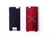 Funda para iPhone de cuero Genuino Charol Python Rojo texturizado, grabado y cortado con láser, 5 remaches de Bronce.- F036 on internet