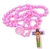 Terço Infantil Rosa Oração Santo Anjo - comprar online