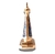 Enfeite Imagem de Nossa Senhora Aparecida dupla face, metal dourado, adesivo auto colante - loja online