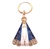 Chaveiro Metal Strass Nossa Senhora Aparecida Dourado