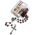 Terço Perfumado de Madeira Medalha Fé e Crucifixo - comprar online
