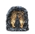 Gruta Rústica De Nossa Senhora Aparecida Em Gesso Dourado/Prata 30cm 127V
