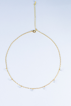 Chocker Elos com Zircônia Cristal