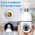 CAMERA WIFI 360, VISÃO NOTURNA E ALARME DE MOVIMENTO NO CELULAR - comprar online