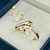 Par de Aliança Chanfrada 2mm em Ouro 18K