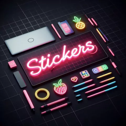 Stickers Art Laser