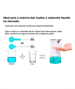 Porta sabonete líquido com sensor automático - tienda online