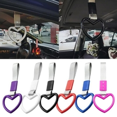 Tsurikawa Anel Coração JDM Trem Alça de Ônibus Alça de mão Drift Charme Co na internet