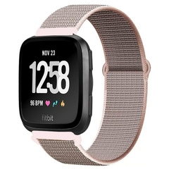 Pulseira de nylon para banda Fitbit Versa/Lite/Versa2 Substituição de relógio - Achadinhos Bombando