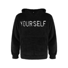 2021 Gothic Men Cotton Fleece Hoodies Letter Print Sweatshirt Manga Longa Lã To