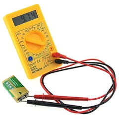 Multímetro digital profissional DT832 LCD DC AC Voltímetro amperímetro testad - comprar online
