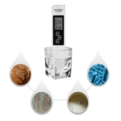 3 em 1 TDS/Temp/EC Medidor de Qualidade da Água Caneta Testador TDS/EC Tester 0 - comprar online