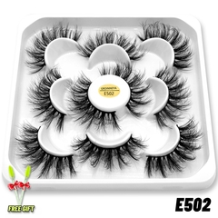 Cílios GROINNEYA 5/10/20 pares 3D Cílios postiços naturais Cílios postiços