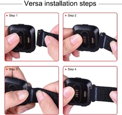 Pulseira de nylon para banda Fitbit Versa/Lite/Versa2 Substituição de relógio en internet