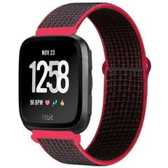 Pulseira de nylon para banda Fitbit Versa/Lite/Versa2 Substituição de relógio - Achadinhos Bombando