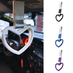 Tsurikawa Anel Coração JDM Trem Alça de Ônibus Alça de mão Drift Charme Co
