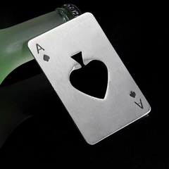 Imagen de D08D Cerveja Presente Masculino Carta de Baralho Ás de Espadas Ferramenta Barra