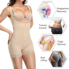 Body modelador feminino com controle de barriga Fajas Colombianas Modelador corp