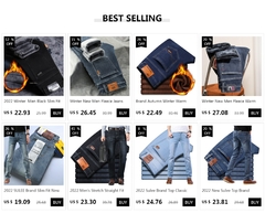 2022 Marca Outono Inverno Quente Reunindo Denim Macio Atividades Homem Lã Linha na internet